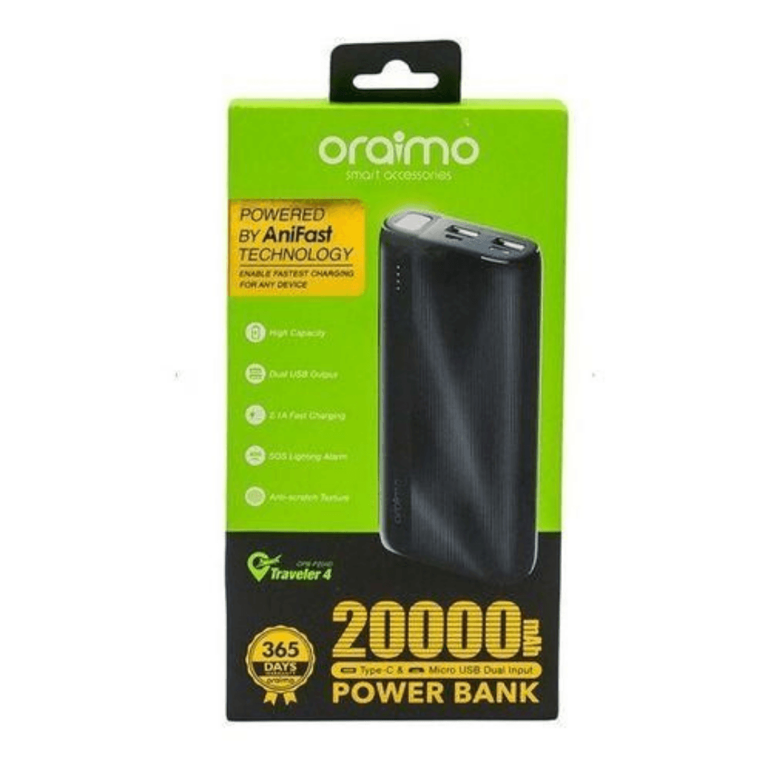Oraimo Powerbank 20000mAh 22.5W