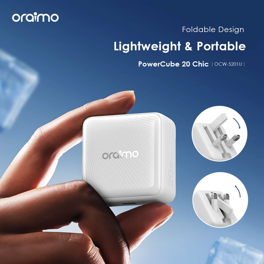 Oraimo Type C 20 W Charger (PowerCube 20 Chic OCW-5201U) view 4