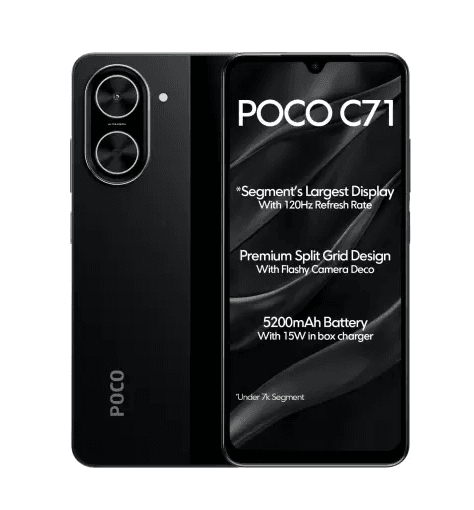 POCO C71  view 2