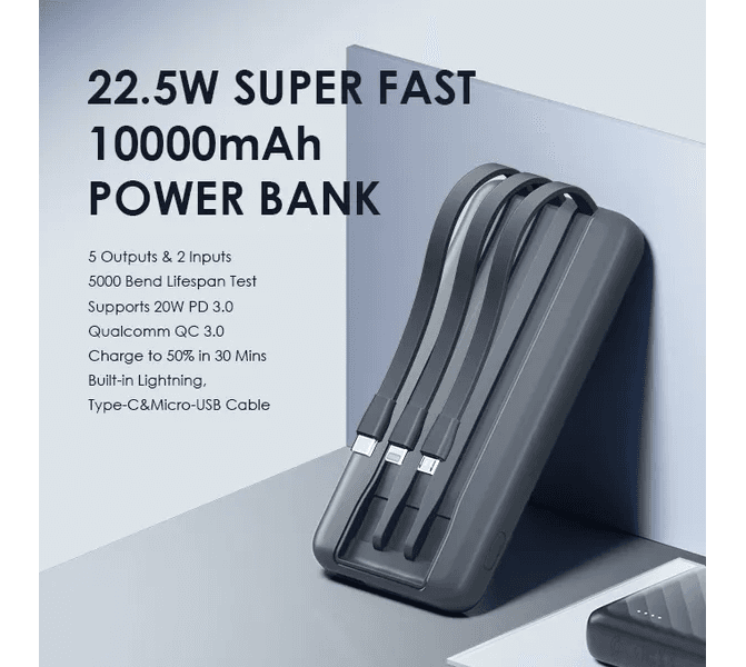 Oraimo Powerbank 10000mAh 22.5W (SliceLinkPro) view 2