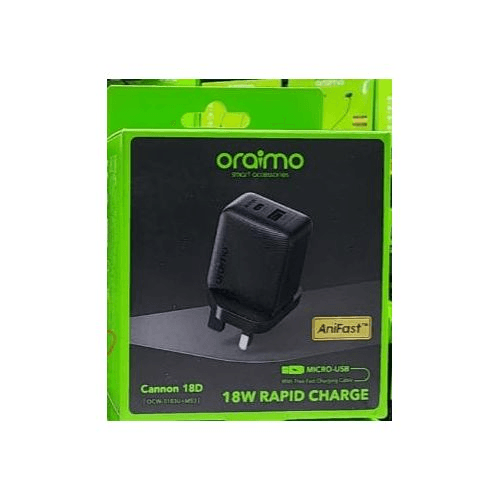 Oraimo 18W Charger (Cannon 18D OCW-5183U) view 3