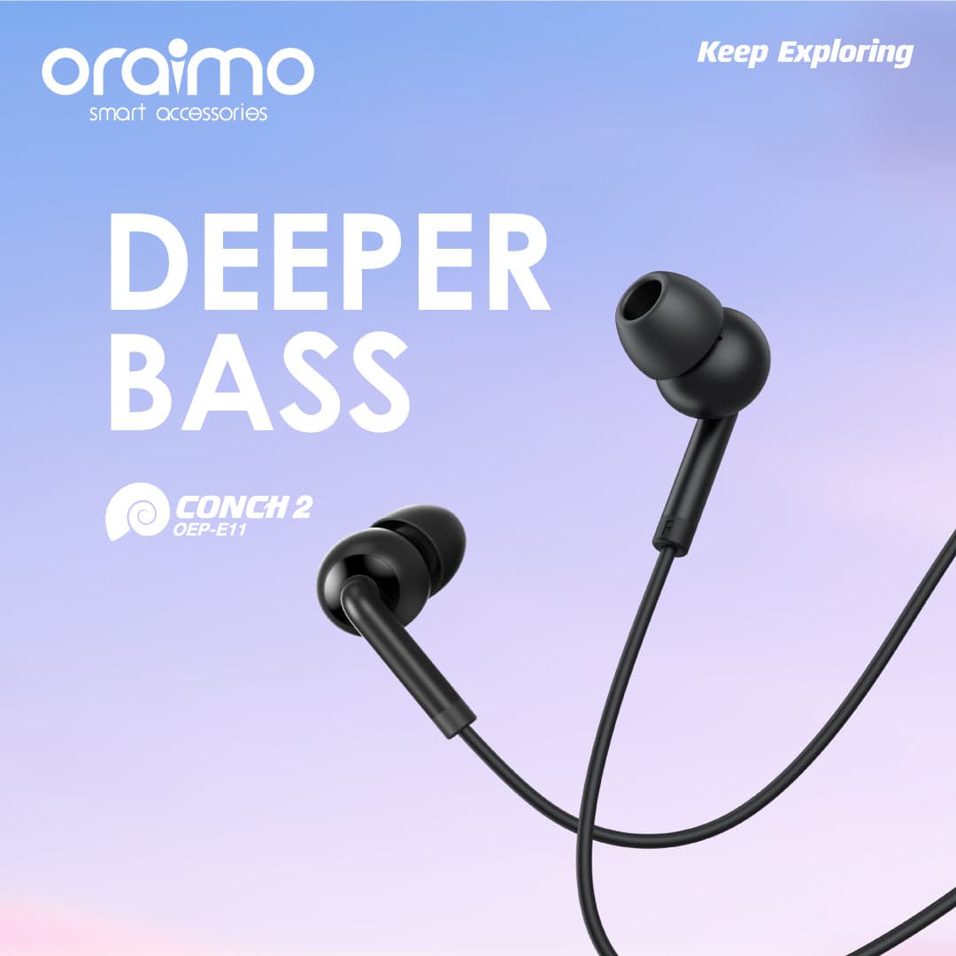 Oraimo Conch 2  Earphones (OEP-E11) view 4