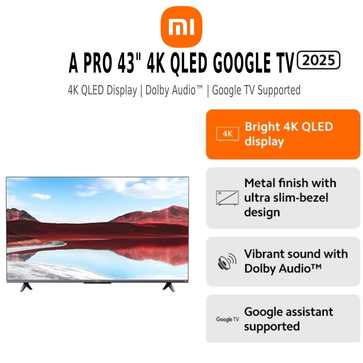 Xiaomi TV A Pro 2025 (43") view 2