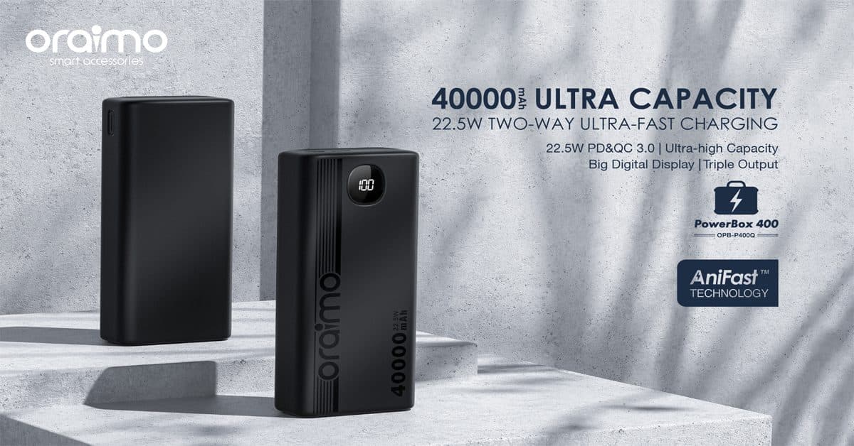 Oraimo Powerbank 40000 mAh view 3