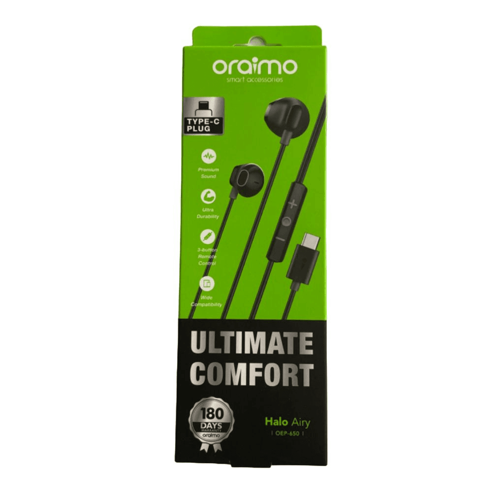 Oraimo EOP-650 Earphones view 3