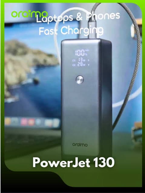 Oraimo Powerjet 130 Powerbank 27600mAh 130W view 3