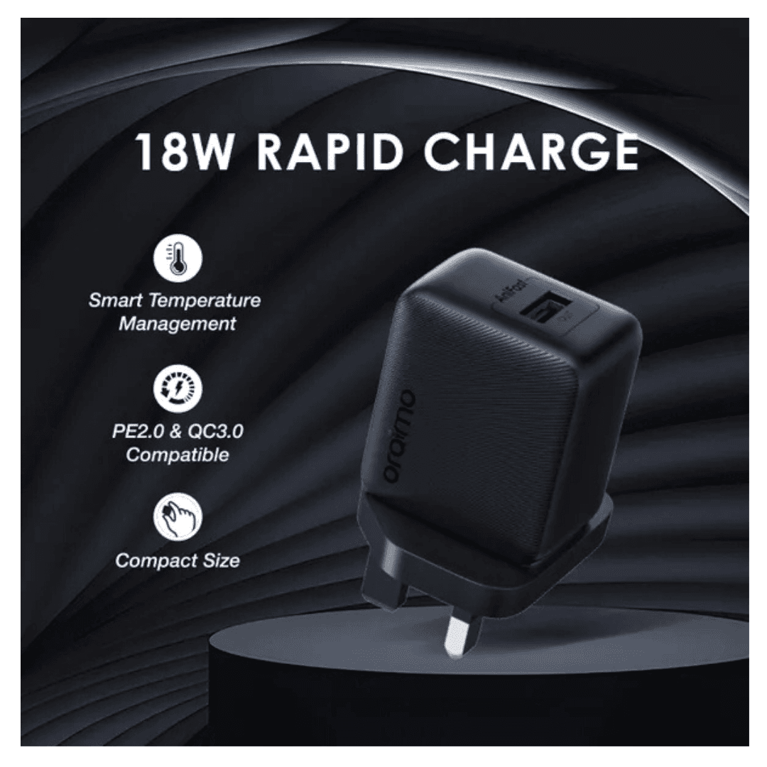 Oraimo 18W Type-C Charger (OCW-5184U) view 2